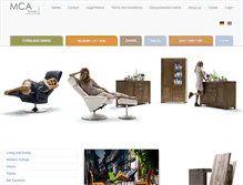 Tablet Screenshot of mca-furniture.com