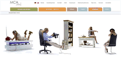 Desktop Screenshot of mca-furniture.de