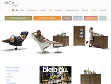 Tablet Screenshot of mca-furniture.de